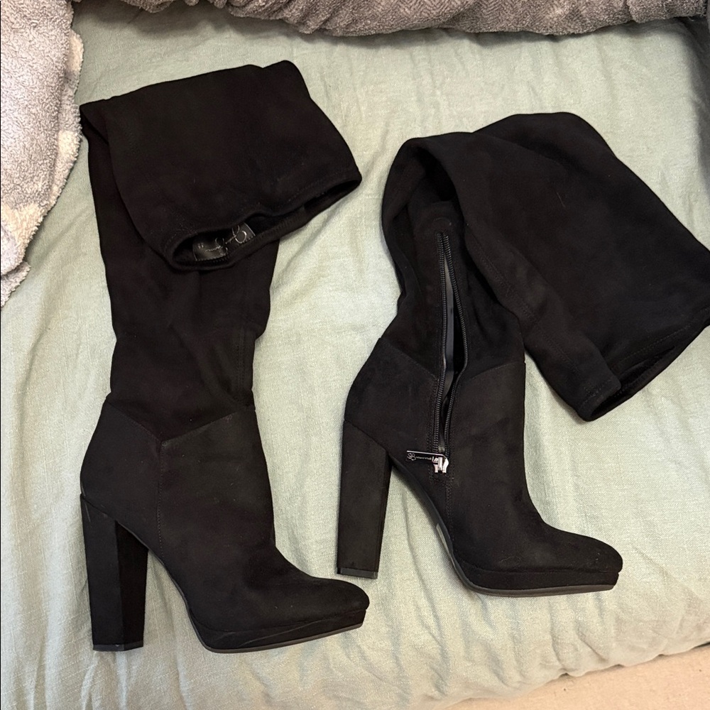 BRAND NEW Jessica Simpson Black Over the Knee Boots